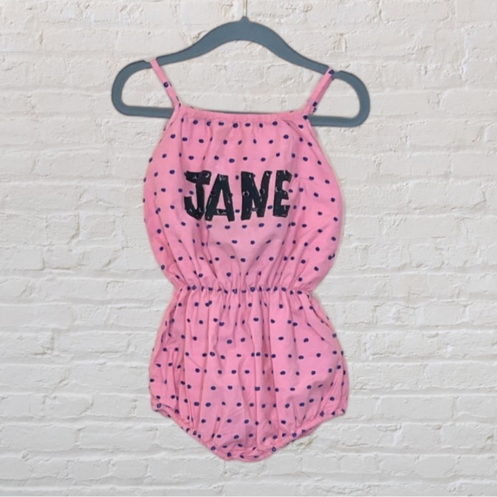 Bobo Choses 'Jane' Textured Dot Romper​